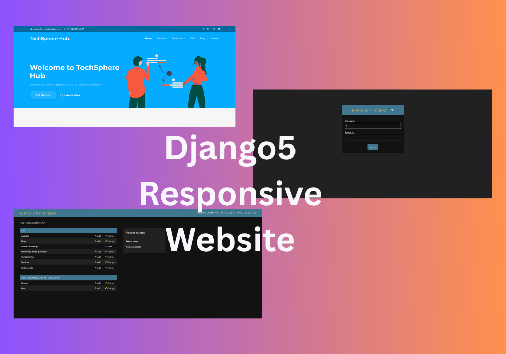 Django Responsive Website